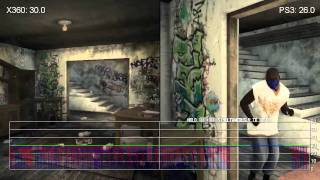 Call of Juarez The Cartel 360 vs PS3 Frame Rate Gameplay Comparison HD