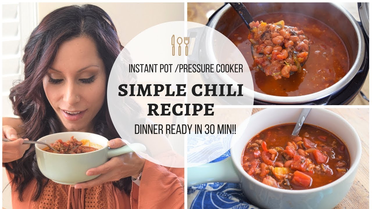 30 Min Simple, Fast, and Easy Instant Pot Chili Soup Recipe! East