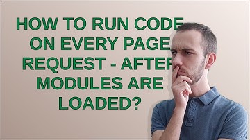 Drupal: How to run code on every page request - after modules are loaded?