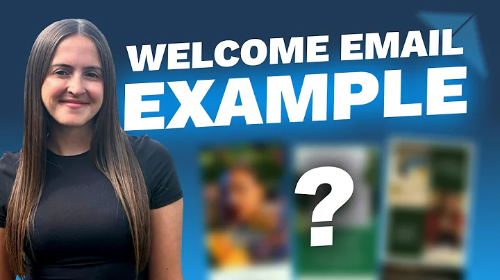 The Best Welcome Email Example | Welcome Email Sample Overview