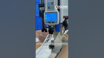Face Mask Ear Loops Tensile Strength Testing 28N #shorts