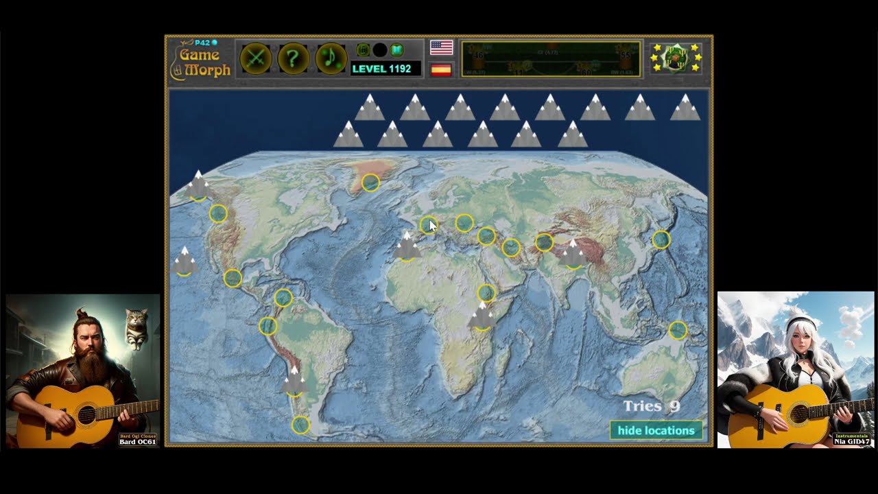 Highest Peaks Puzzle 🌍🧩🎓 Fun Geography Homework (Education Games)