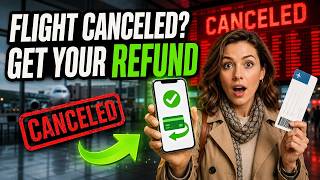 How to request a refund for a canceled flight online