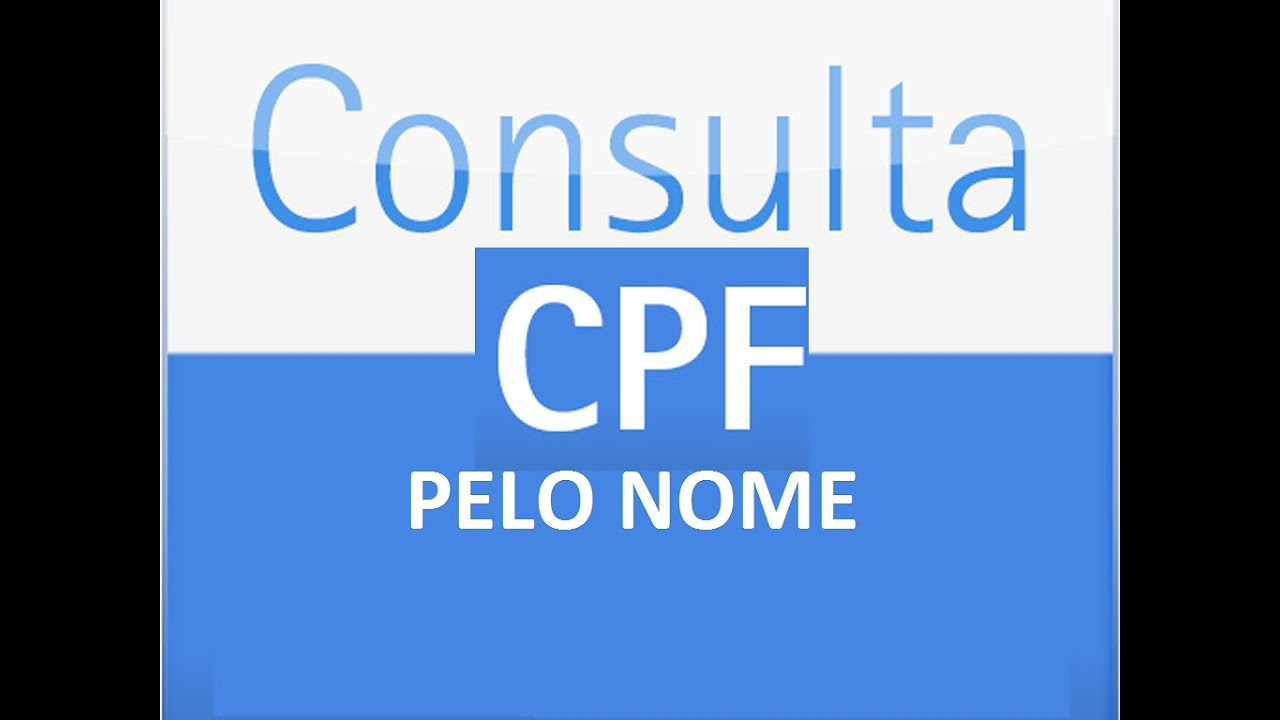 CONSULTA CPF PELO NOME COMPLETO