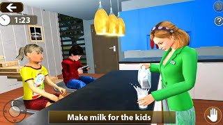Virtual Family Simulator Baby Care Mom Life Games Android Gameplay Walkthrough Part 1 screenshot 5