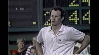 1988 Wimbledon John McEnroe Wally Masur highlights