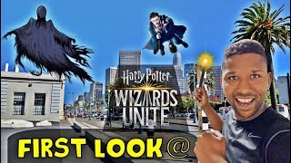 Harry Potter Wizards Unite Gameplay in San Francisco! First look! PokeTwon The Wiz Vlog ep. 1