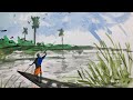 Watercolor live Painting | nature live art