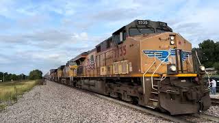 Celebrity FASTEST Train in Missouri - Union Pacific Stack Train Wealth