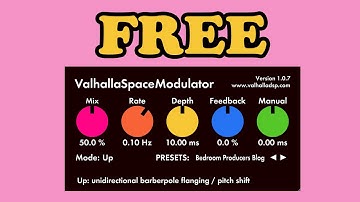 FREE Valhalla Space Modulator by Valhalla DSP