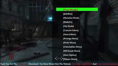 Call of Duty W@W Mod Menu Zombies Der Riese