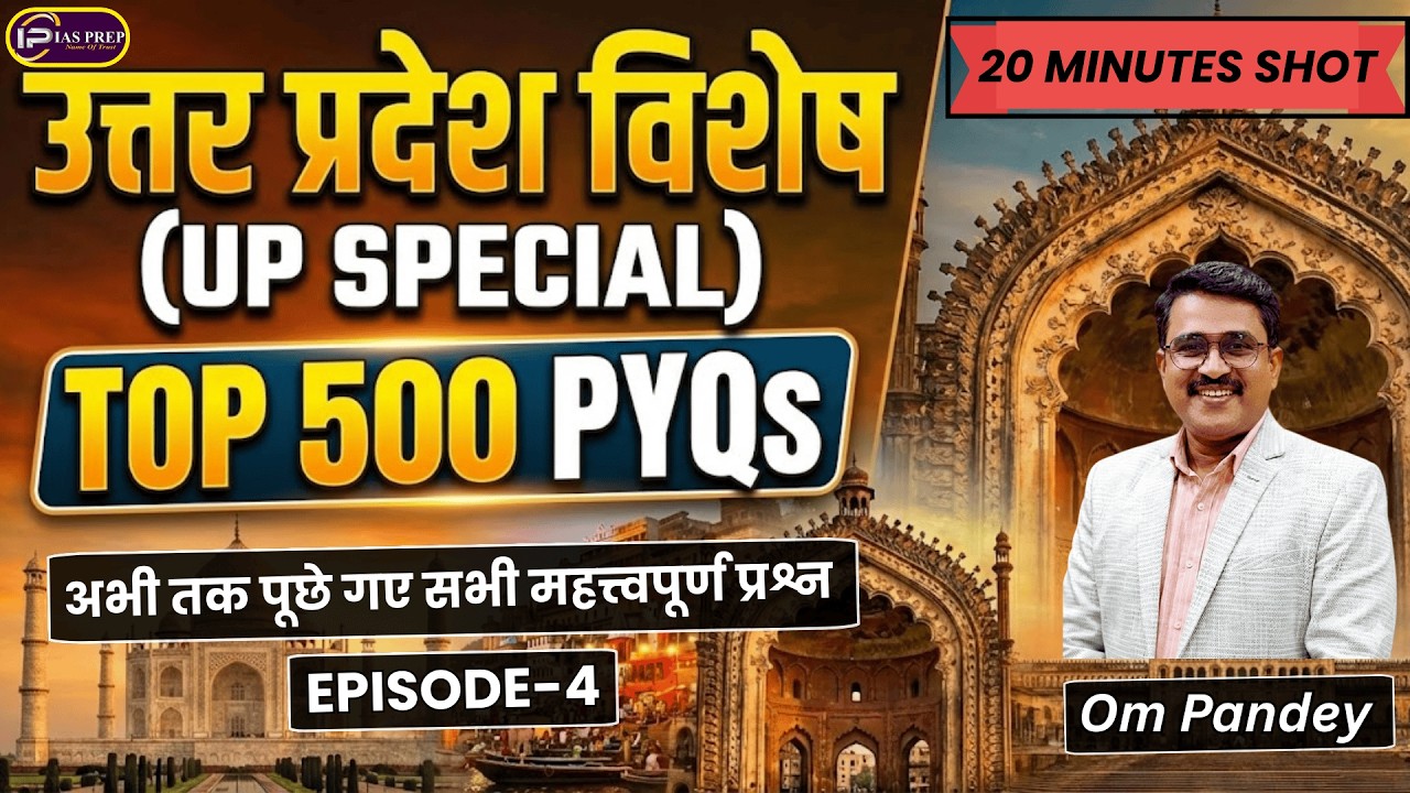 Специальные вопросы с множественным выбором по Уттар-Прадешу, 4 вопроса | Специальный раздел по У...