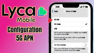 How To Internet Configuration 4G To 5G Lycamobile Lyca Mobile Apn Settings