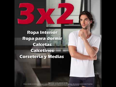 Llegó nuestro clásico 3x2 en ropa interior para Dama y Caballero. ¡Visítanos en tienda!  - Llegó nuestro clásico 3x2 en ropa interior para Dama y Caballero. ¡Visítanos en tienda! 