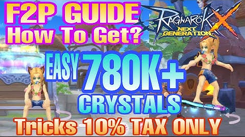 ROX CRYSTALS EASY 780K+ [ TRICKS 10% TAX ONLY ] and SkateBoard Unlock / Ragnarok X Next Generation