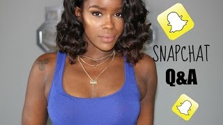 Snapchat Q&A | My Real Name, Boyfriend, Fashion | Stylesbyfash
