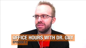 Office Hours with Dr. Guy - Episode 8: Procrastination, Synthesis, Slow Chairs