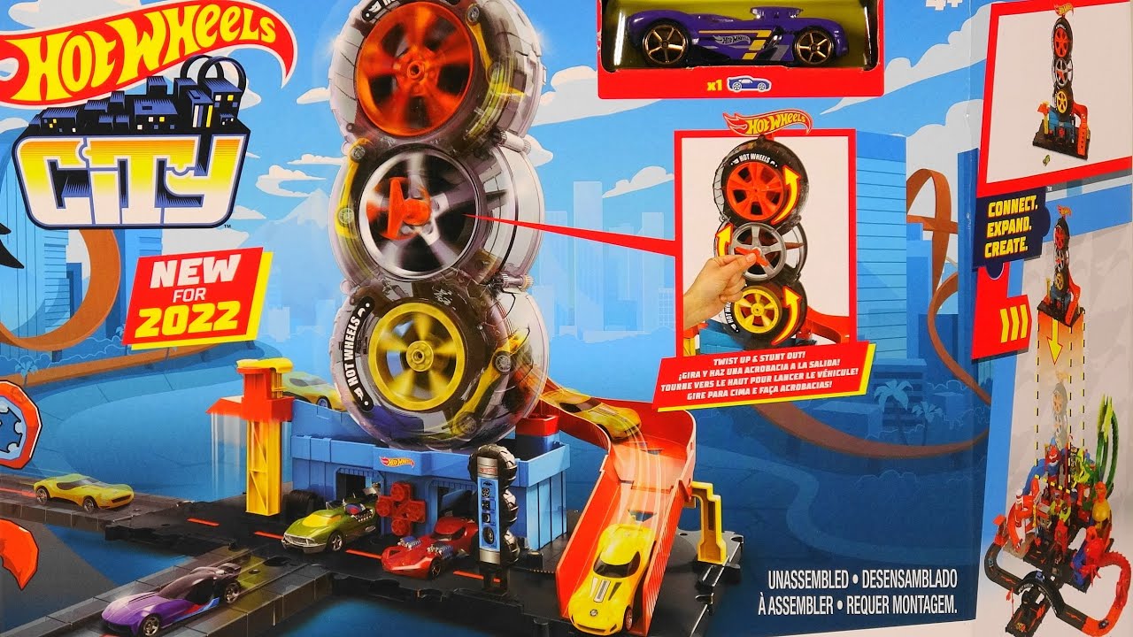 Hot Wheels City Super Tyre Shop Playset - Playpolis