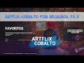 Theme artflixcobalto for recalbox 7xx and 8xx electron