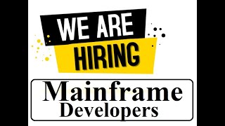 Mainframe Developer Job Opening #mainframes #jobopenings
