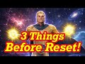 3 Things Before Reset! Executioner Shard Unlock Change! Battle Sentry Starts! MARVEL STRIKE FORCE