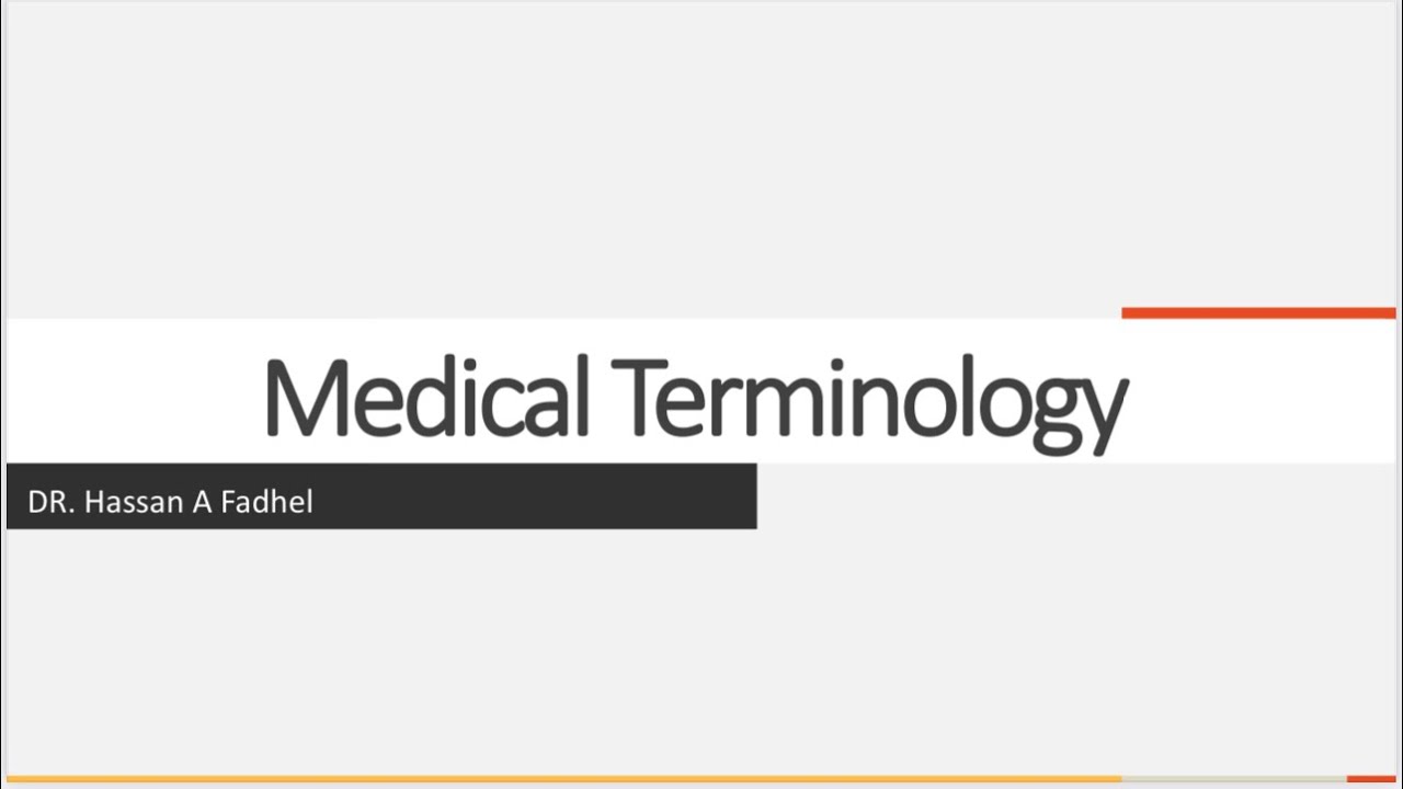 Medical terminology - cardiovascular system - part 1