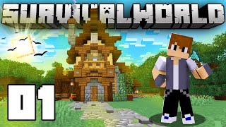 Nova Série no Minecraft Survival - Survival World #01