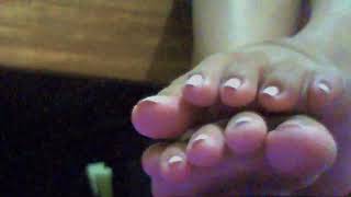 Feet play | hehe sorry about the low quality #feet #sole #toes #toenails #asmr