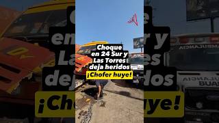 ¡Provoca accidente y huye!