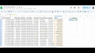 Google Sheets - Count Function