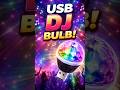 How to make a USB DJ Bulb – Mini Party Light for Anywhere! 🎉💡 #partylights #discolights #electronics