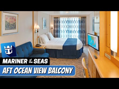 Mariner of the Seas Aft Ocean View Balcony walkthrough tour