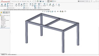 Solidworks Weldments tutorial | Model Table