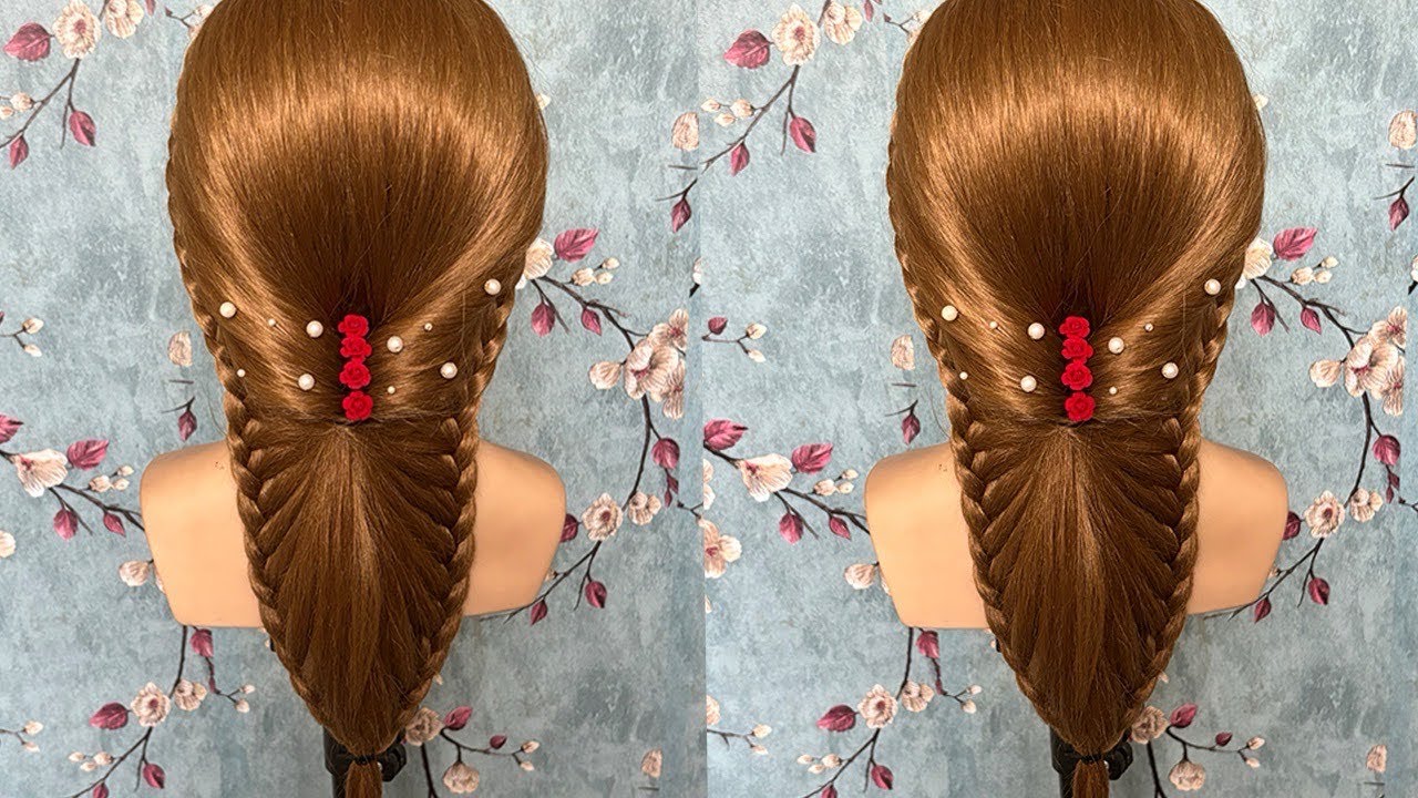 Beautiful & Cute Hairstyle Tutorial | Hairstyle For Girls | Simple Hairstyle 