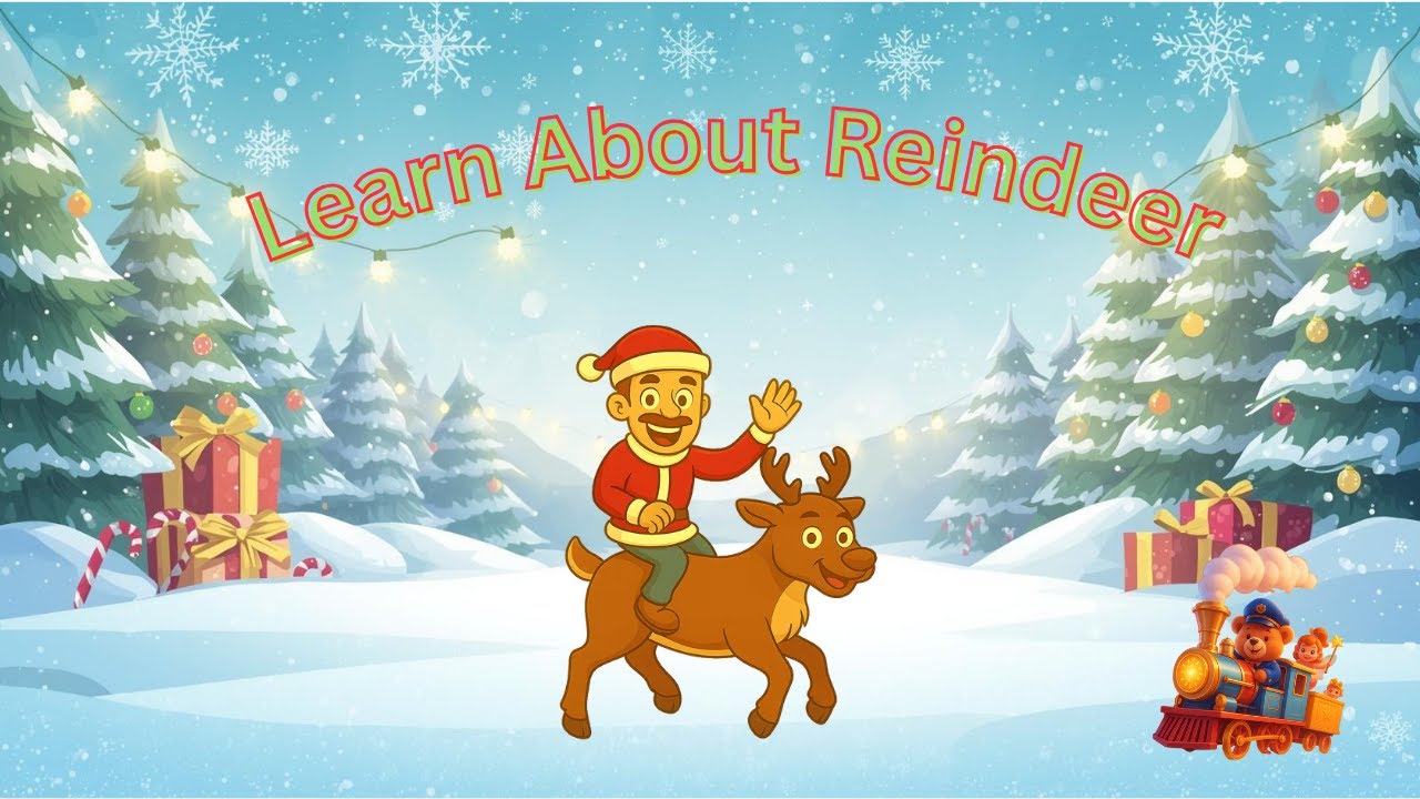 Reindeer Fun Facts for Kids 🦌🎄 | Holiday Special