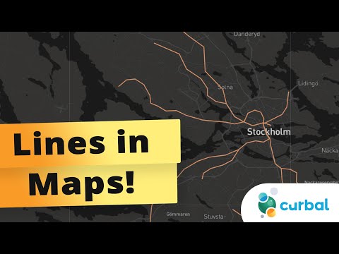 Master The Art Of Mapping In Power Bi: How to easily create Line Maps!