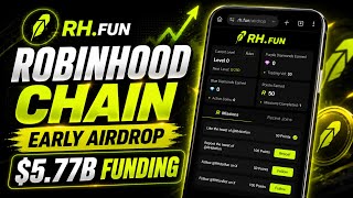 Robinhood Chain Early Airdrop RH.Fun Step-By-Step Guide | New Crypto Airdrop 2026