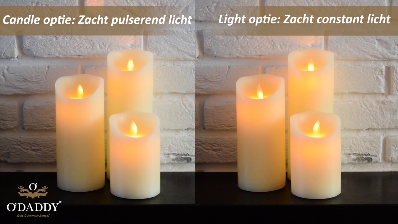 O DADDY Led Wax kaarsen