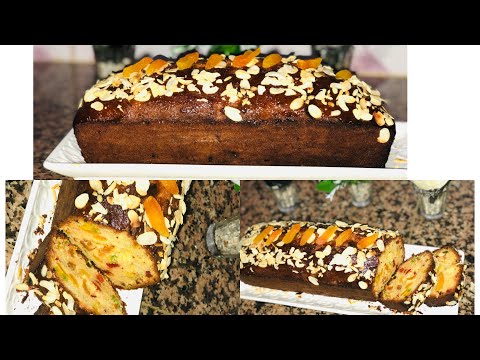 recette-cake-anglais-aux-fruits-confits-//-الكيك-الإنجليزي-بطريقة-مبسطة