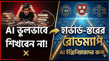 Stop Learning AI Wrong: Harvard-Level Roadmap for AI Engineers in  Bangla #AIRoadmap #AIEngineer