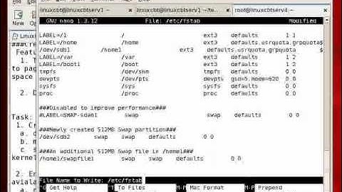 Redhat Enterprise linux 5 Swap Partition-Part3