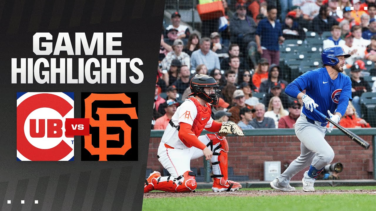 Cubs vs. Giants Game Highlights (6/25/24) MLB Highlights YouTube