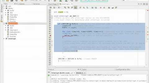 Programming an Interrupt Using MPLAB X and Hi-Tech C