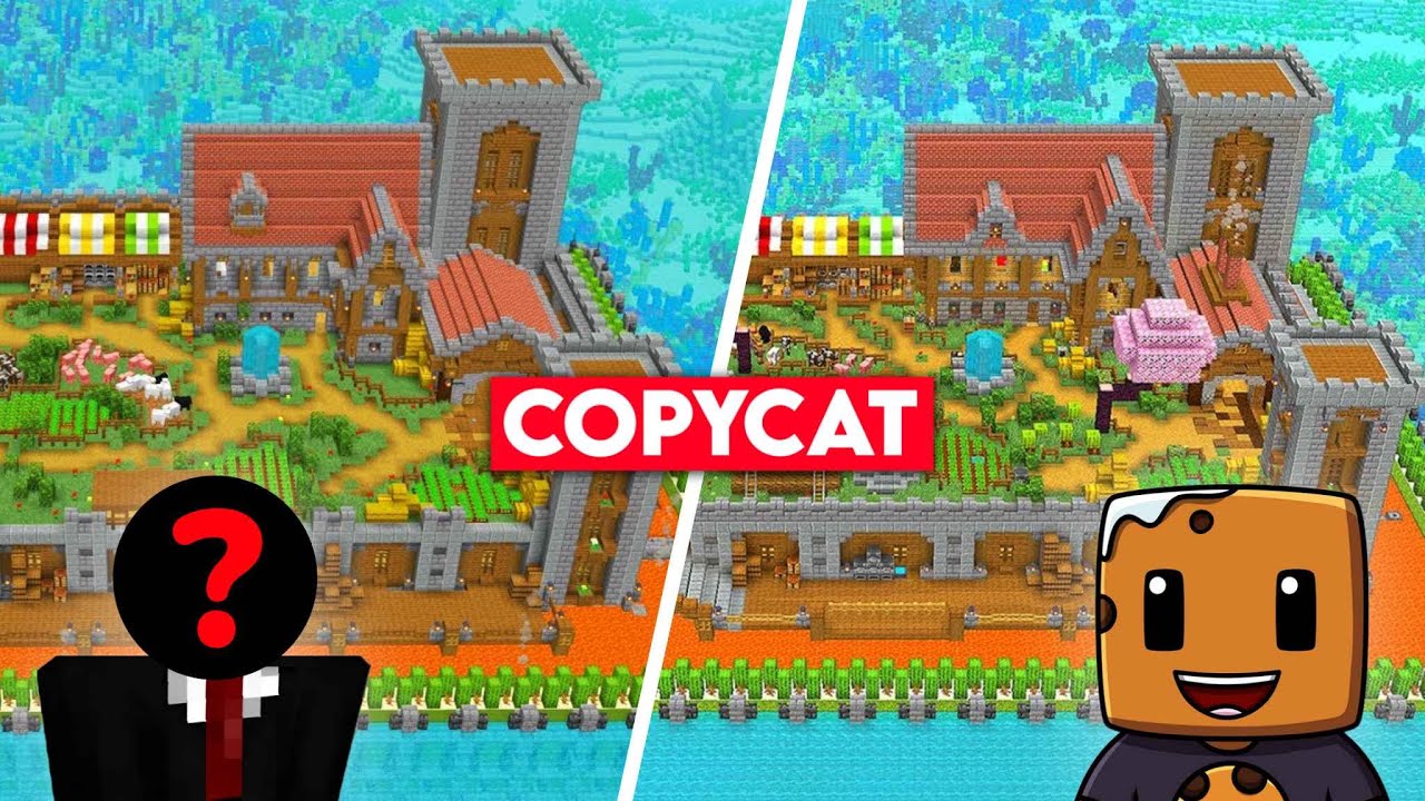 COPYCAT EXPOSED! Mr Fluff vs Cookie God Minecraft - YouTube