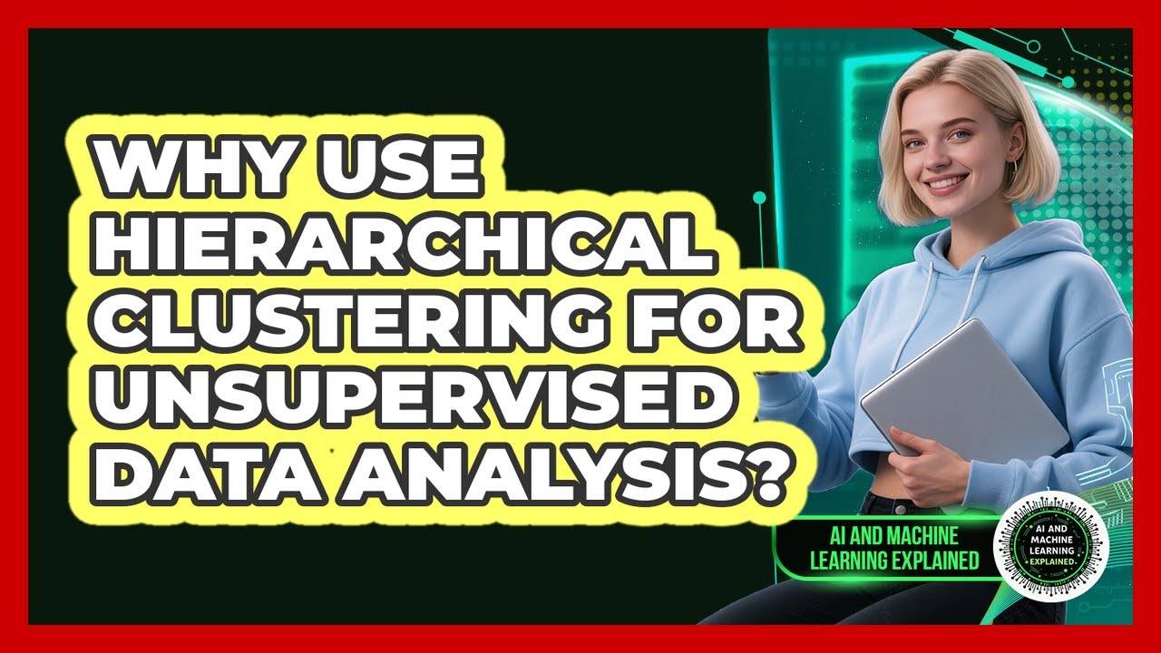 Why Use Hierarchical Clustering For Unsupervised Data Analysis? - AI and Machine Learning Explained