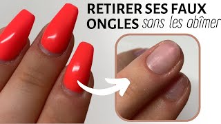 La DEPOSE des ONGLES en GEL - Comment enlever les faux ongles à la maison SANS les ABÎMER ?