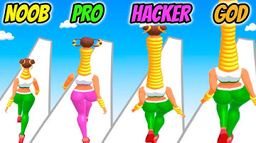 Long Neck 3D - NOOB vs PRO vs HACKER vs GOD