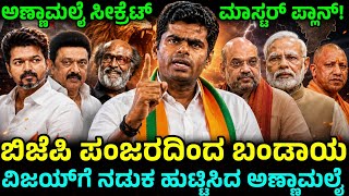 ಅಣ್ಣಾಮಲೈ ಸೀಕ್ರೆಟ್ ಮಾಸ್ಟರ್ ಪ್ಲಾನ್! ಸೈಡ್‌ಲೈನ್ ಮಾಡಿದ ಬಿಜೆಪಿಗೆ ರಿಟರ್ನ್ ಗಿಫ್ಟ್? Annamalai vs Vijay