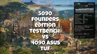 RTX 4090 ASUS TUF vs RTX 5090 Founders Edition ⚡ Ultimate Benchmark Test (4K Ultra)