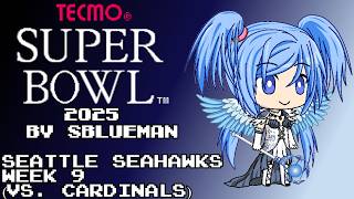 Tecmo Super Bowl 2025 (NES)(SBlueman) - Seattle Seahawks - Week 9